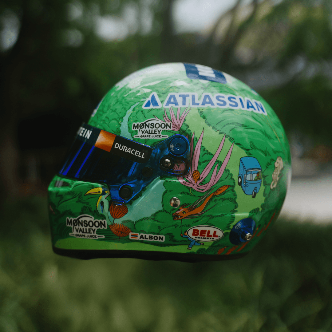 Alex Albon 2025 Singapore GP Mini Helmet